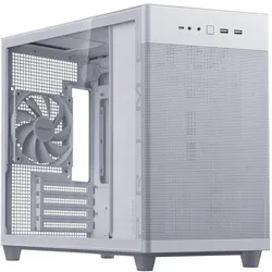 ASUS Prime AP201 Tempered Glass MicroATX Gehäuse weiß