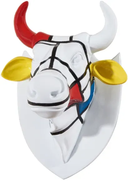 Cowparade Kuh Trophy 'Moondrian'