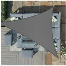 luxuskollektion Sonnensegel dreieckig 3x3x3m wasserdicht UVSchutz 3x3x3 Anthrazit