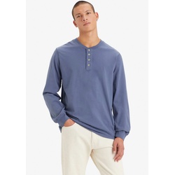 Langarmshirt »4 BUTTON HENLEY BLUES«, Gr. S, NAVAL ACADEMY, , 29991801-S