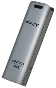 PNY FD32GESTEEL31G-EF USB-Stick 32 GB 3.2 Gen 1 (3.1 Gen 1) Edelstahl