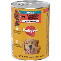 PEDIGREE Adult Dose 400g - Nassfutter für Hunde mit Rindfleisch in Gelee