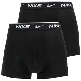 Nike Trunk Boxershorts Black XS 2er Pack