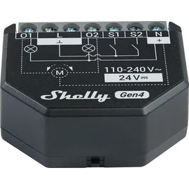 Shelly 2PM Gen4 Relais - (+12 Monate GRATIS Shelly Premium)