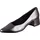 TAMARIS Damen Pumps Leder Blockabsatz bequem; Pewter, EU 37