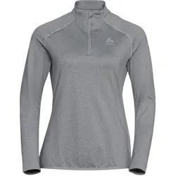 ODLO Damen Midlayer "Carve Light Midlayer 1/2 Zip, grey melange, XS