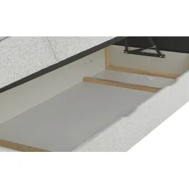 Möbel Kraft Boxspringbett 193 x 109 cm Grau