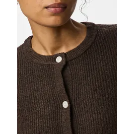 Pieces PCSILLY LS O-NECK KNIT CARDIGAN Hot Fudge XL