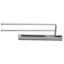 Fackelmann Handtuchhalter-Auszug chrom-glänzend, zweiarmig