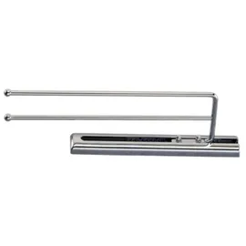 Fackelmann Handtuchhalter-Auszug chrom-glänzend, zweiarmig