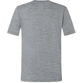 super.natural Johnny Tee cashmere grey melange/various (35G) 128