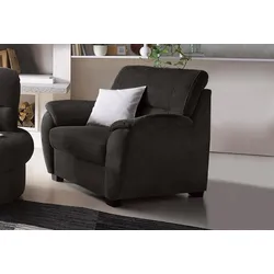 Sessel SIT & MORE "Pandora", schwarz, B:103cm H:91cm T:90cm, Luxus-Microfaser ALTARA NUBUCK (100% Polyester), Luxus-Microfaser (100% Polyester), Luxus-Microfaser ALTARA NUBUCK (100% Polyester), Sessel