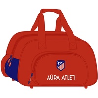SAFTA Unisex Kinder Sporttasche von Atlético de Madrid, 400 x 230 x 240 mm, Rot und Marineblau