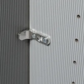 Wiemann Drehtürenschrank Denver 295,2 x 217 x 67 cm Grau/Schwarz
