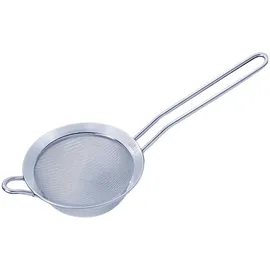 Kelomat Küchensieb 12 cm doppelmaschig Edelstahl Weiß