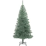 vidaXL Künstlicher Weihnachtsbaum Beschneit Grün 240 cm