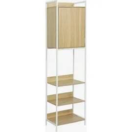 sweeek - Ankleidemodul mit 5 Regalen und 1 Tür