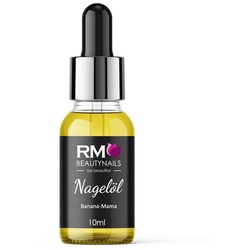 RM Beautynails Nagelpflegeöl Nagelöl Nail Cuticle Oil mit Pipette 10ml Pflege für die Nagelhaut, 10ml Nagelöl, Mandelöl und Pfirsich Kernöl gelb