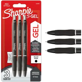 Sharpie Kugelschreiber Gelstifte Schwarz 0,7 mm 3 St.
