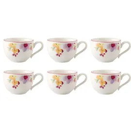 Villeroy & Boch Mariefleur Basic Espressoobertassen 6er Set bunt