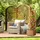 Relaxdays Rankkasten 147 x 38 cm Braun