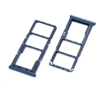 Kompatibel für Samsung Galaxy A10 A20 A30 A50 A60 A70 SIM Karte SD Karte Halter Halterung SIM Card Memory Card Holder Tray Slot SIM einschubfach Schwarz