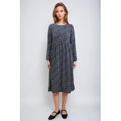 Nadia Midi Kleid - schwarzblütig - VILA