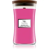 WoodWick Wild Berry & Beets Large Jar Wachskerze Rund Pink 1 Stück(e)