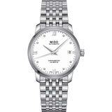 MIDO Damen-Armbanduhr Baroncelli III Analog Automatik Edelstahl M0272081101600