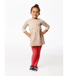 Kinder Strumpfhose 60 DEN Microfaser WL-010 - Coral-44 - 104-110