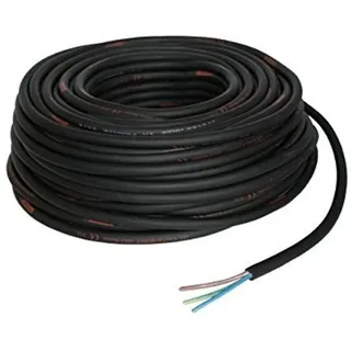 netbote24 TITANEX Gummischlauchleitung H07RN-F 3x2,5 3G2,5mm2 5-50m, Länge:10m - Schwarz