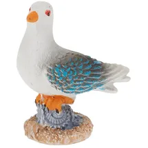 HobbyFun Miniaturtier Deko "Möwe" 5 cm Küste Vogel Mini Strand DIY basteln