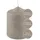 Fink Stumpenkerze 10 cm grau