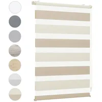 Sekey Doppelrollo 60 x 210 cm Beige/Braun