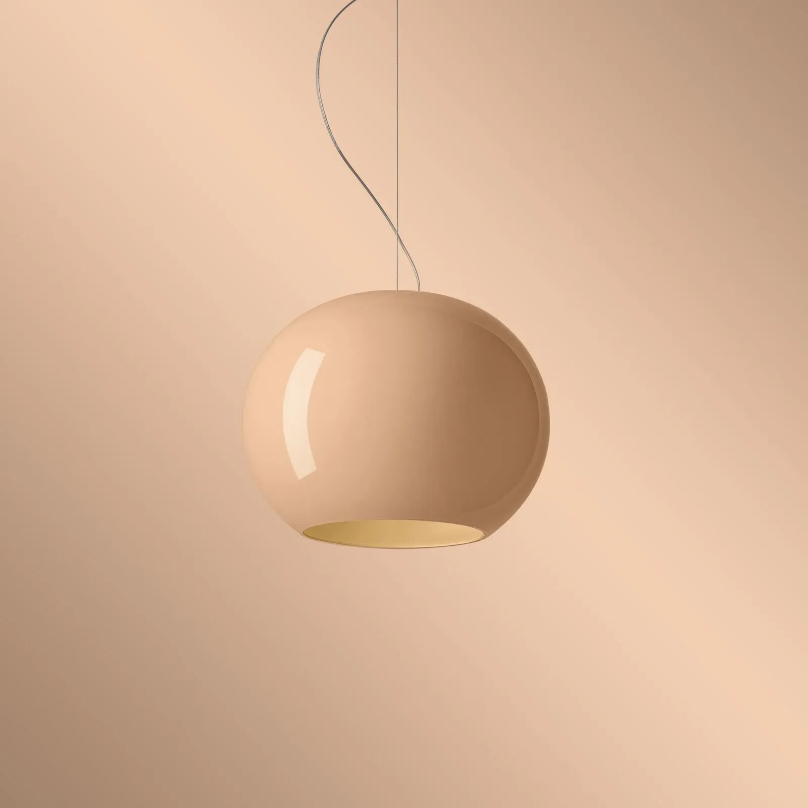 Pendelleuchte Foscarini, Buds 3, dimmbar, Beige, für Wohnzimmer, Glas, Design - 23