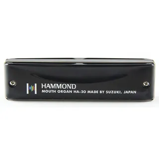 Hammond Suzuki HA20A Hammond Mundharmonika, a, diatonisch, 10 Löcher, Schwarz, Suzuki-Promaster-Hammond-A
