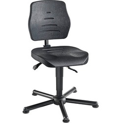 meychair XXL Arbeitsdrehstuhl W15-25-TG-PU schwarz