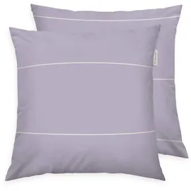 Tom Tailor Kissenbezug Bold Check 40 x 80 cm Lila
