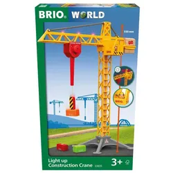 BRIO Spiel Großer Baukran mit Licht