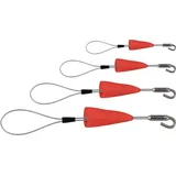 Runpotec GmbH RUNPOTEC Kabelziehschlaufe RUNPOFIX 4-tlg.m.Schutzkappe u.Hak.4er Set