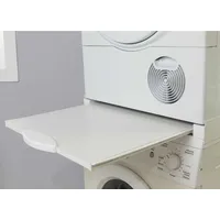 Roller Verbindungsrahmen mit Ablage für Waschmaschine Trockner 60x60 cm