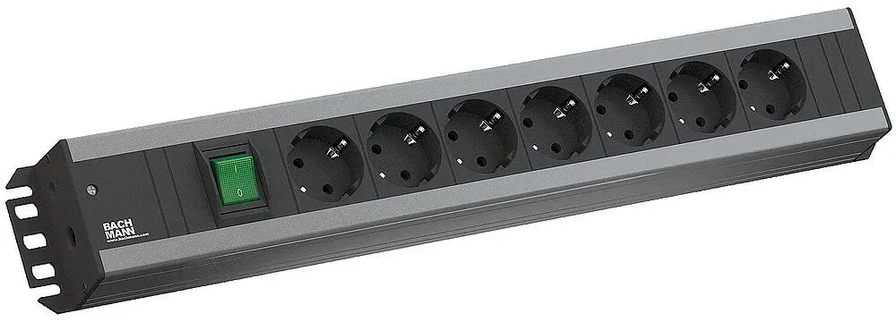Bachmann Handwerkerleiste 7x Steckdose mit Schalter