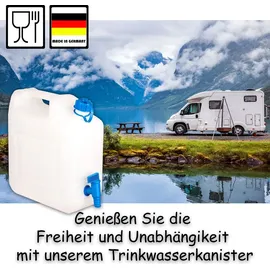 BigDean Wasserkanister 12 l transparent