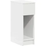 vidaXL Nachtschrank mit Schublade 20 x 36 x 60 cm Weiß