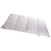 Betten Hofmann Sibiria Winter Daunendecke Bettdecke 3x4 155x200 sibir. Wildgans warm - Weiß