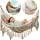 outtec Outtec® Hängematte - 200x150 cm, bis 200kg - Boho Baumwoll Hammock für Outdoor, Garten, Balkon, - für Kinder und Erwachsene, Beige