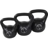GORILLA SPORTS® Kettlebell - Einzeln 2kg - 20kg oder Set 17kg, 24kg, 30kg, 110kg, 113kg mit/ohne Ablage, Kunststoff - Kugelhantel, Kugelgewicht, Schwunghantel, Gewichten, Fitness, Krafttraining
