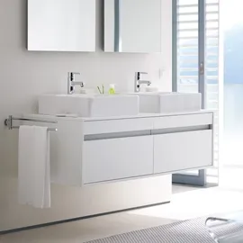 Duravit Ketho Waschtischunterschrank wandhängend 1400x426x550 mm, 2 Auszüge, KT6697B1818,