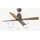 faro BARCELONA Typhoon 130 cm Deckenventilator Braun