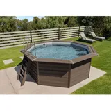 POOLCREW WPC Pool Santorin Folie (0,6 mm) Ø 410 x 124 cm